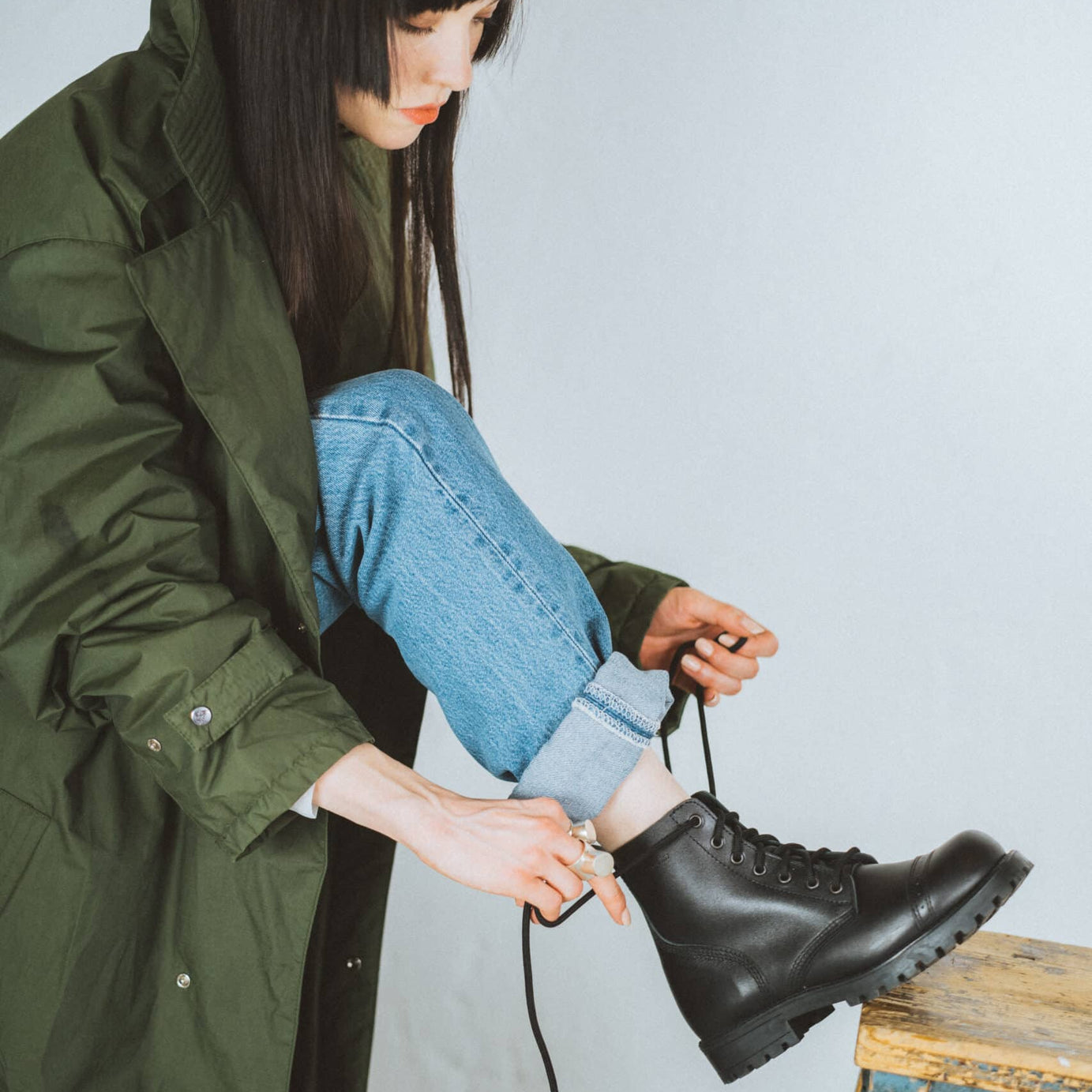 517 aka Aviator Boots - Black