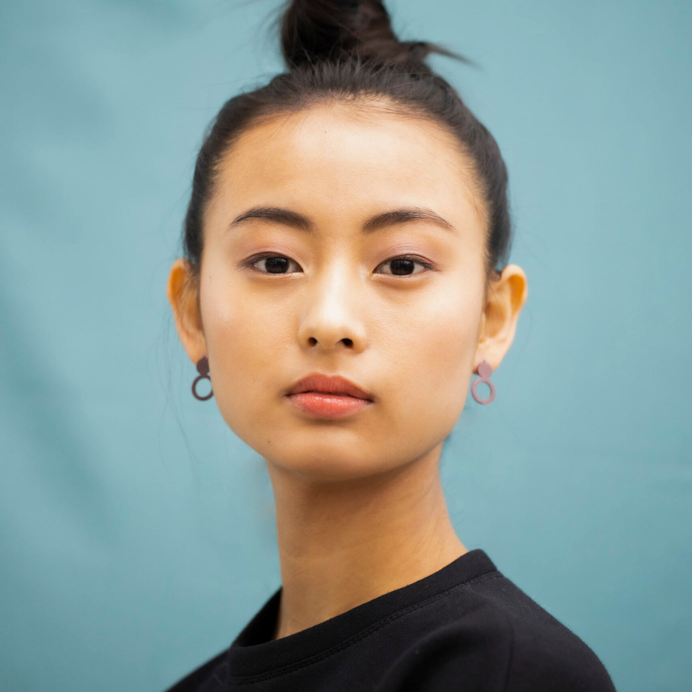 Earrings Arc - Purple