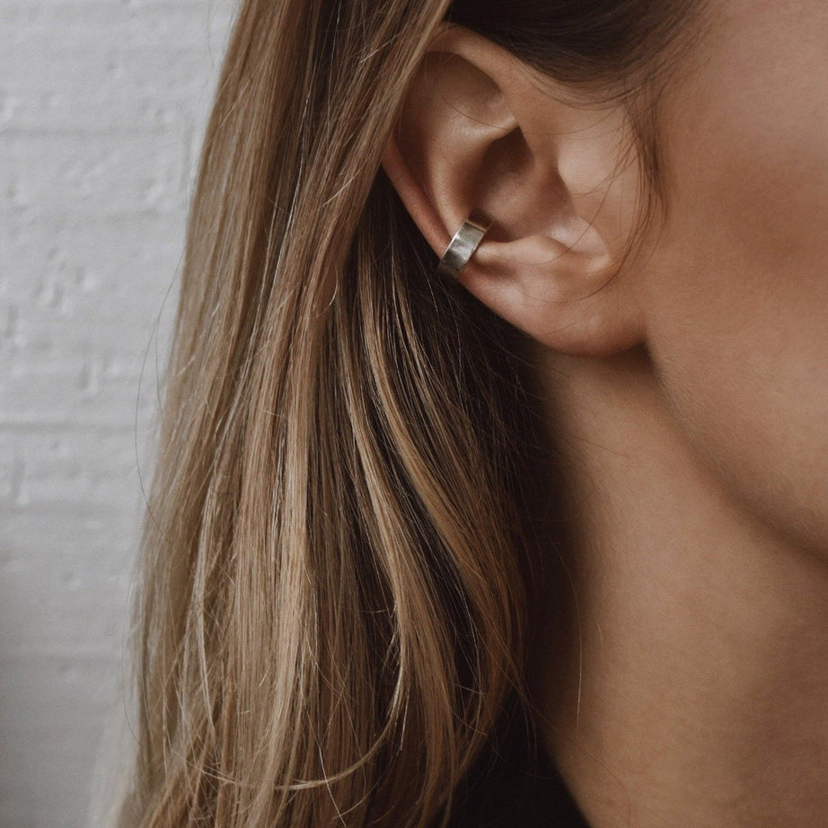 Flat Ear Cuff - Silver
