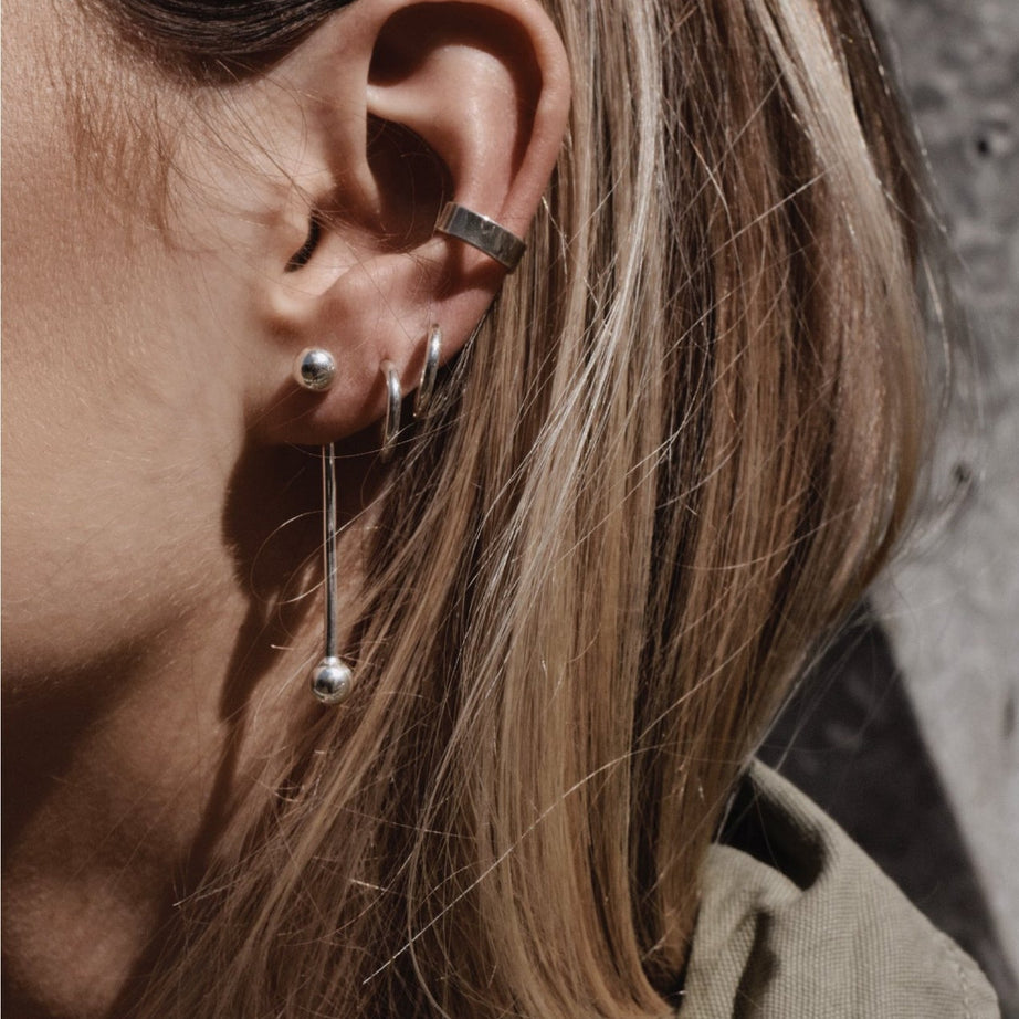 Flat Ear Cuff - Silver