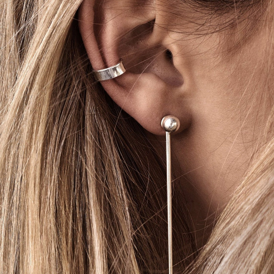 Flat Ear Cuff - Silver