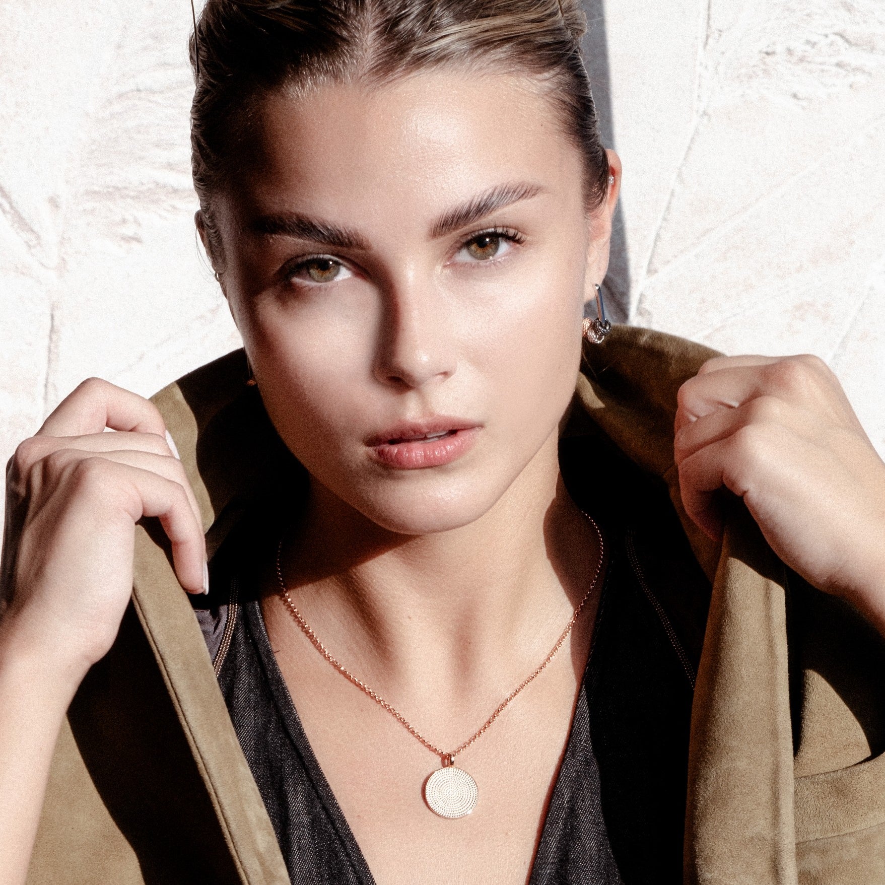 Metropolitan Hoops Rolling Charm Earrings